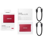 Внешний твердотельный накопитель USB 3.2 Type-C 2TB Samsung MU-PC2T0R Portable SSD T7 RED