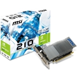 Видеокарта MSI GeForce 210 589Mhz (N210-TC1GD3H/LP) PCI-E 2.0 512Mb 1000Mhz 64 bit DVI HDMI HDCP TurboCache