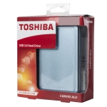 Внешний жесткий диск USB 3.0 500GB Toshiba HDTH305EL3AA CANVIO ALU BLUE