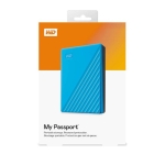Внешний жесткий диск USB 3.0 2.5" 4TB Western Digital WDBPKJ0040BBL-WESN My Passport Blue