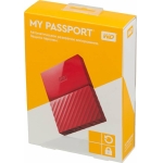 Внешний жесткий диск USB 3.0 2.5" 4TB Western Digital WDBUAX0040BRD-EEUE My Passport RED