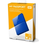 Внешний жесткий диск USB 3.0 2.5" 1TB Western Digital WDBBEX0010BBL-EEUE My Passport BLUE