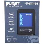 Твердотельный накопитель 960GB Patriot Memory PBU960GS25SSDR BURST