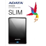 Внешний жесткий диск USB 3.1 2.5" 2TB ADATA AHV620S-2TU31-CBK HV620 Slim